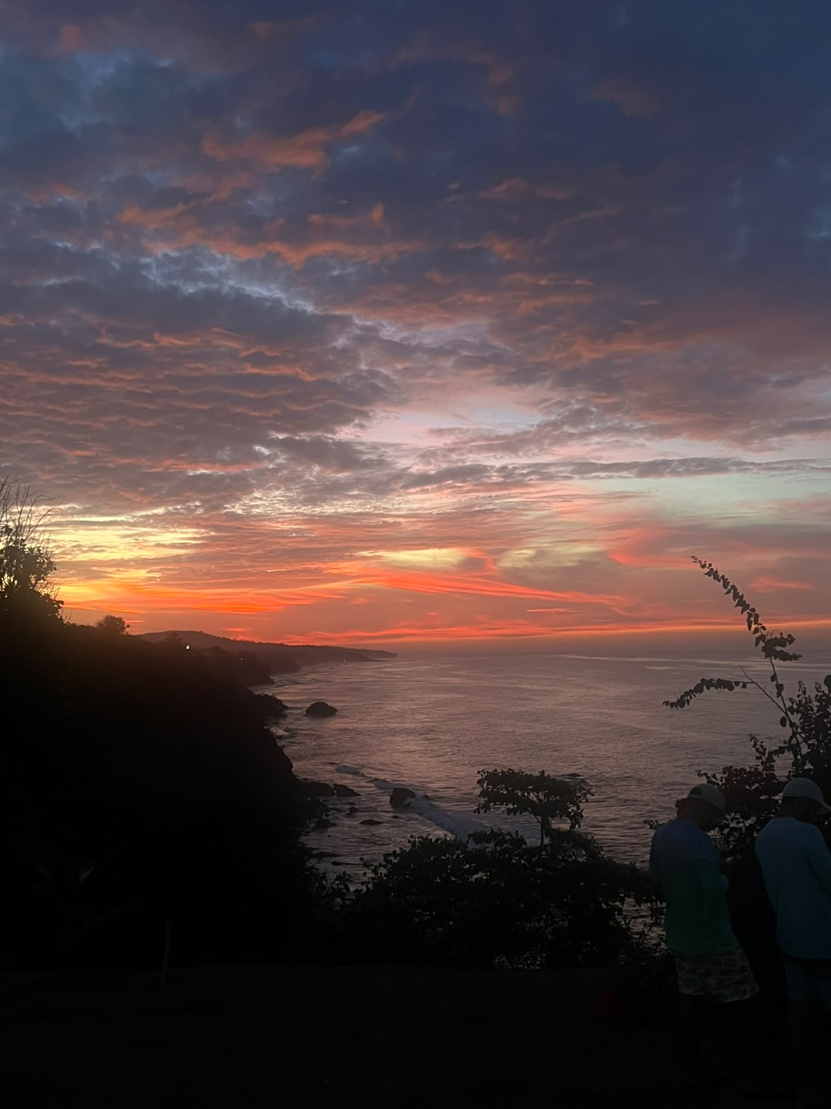 Atardecer frente al mar en Villa Jarana