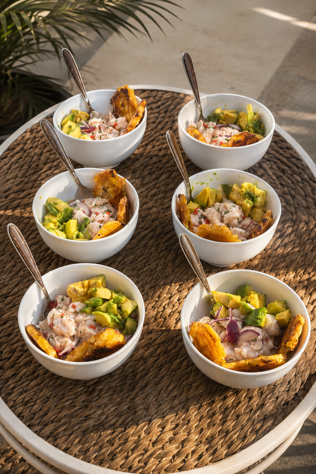 Ceviches y sabores del mar en Villa Jarana